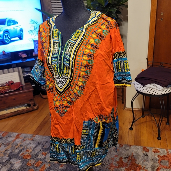 African Shirt Dashiki Print Men or Woman.. - Picture 10 of 11